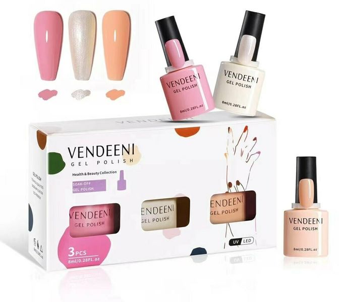 Vendeeni 3 Piece Set 7.5ml Gel Polish - Set 5