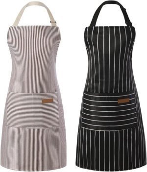 Neck Adjustable Aprons With 2 Pockets