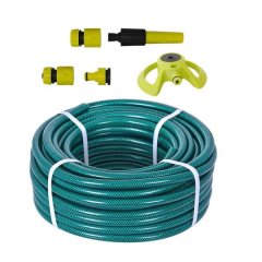 MTS 30m Hose Pipe Set with Fittings and Sprinkler (20mm 3/4)