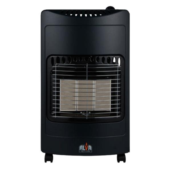 ALVA 3 Panel Large Gas Heater - Black(GH312)