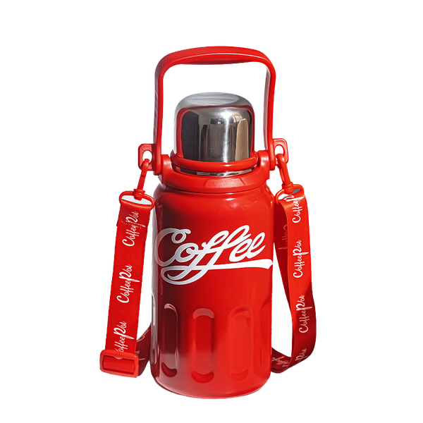 Thermo 1.2L Stainless Steel Vacuum Flask-Leakproof, Insulated Travel Bottle