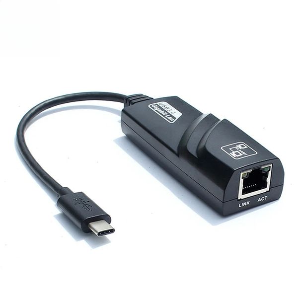 USB 3.0 Gigabit Ethernet Adapter Type-C Devices 1-Pack
