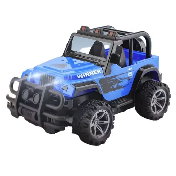 Remote Control Blue Color SUV Jeep Toy Car for Outdoor Play USB