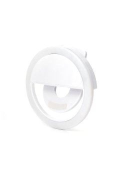 Rechargeable LED Selfie Light - White