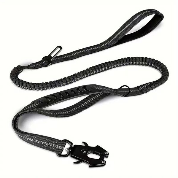 Heavy Duty Dog Leash, 4-6FT Shock Absorbing Dog Leashes