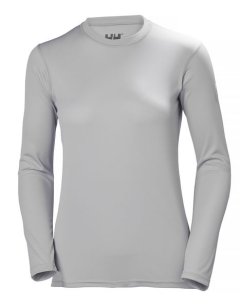 Helly Hansen W Tech Crew - Light Grey