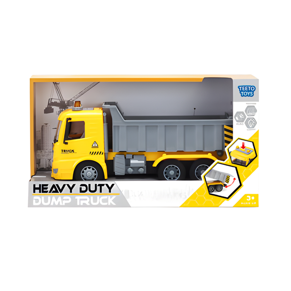 Heavy Duty Dump Truck with Lights &amp; Sounds- Toys for Boys