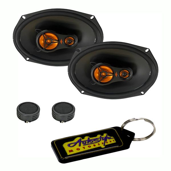 Cadence 7×10" 320w 90rms 3way Speakers &amp; Evo Tweeters &amp; Key Holder