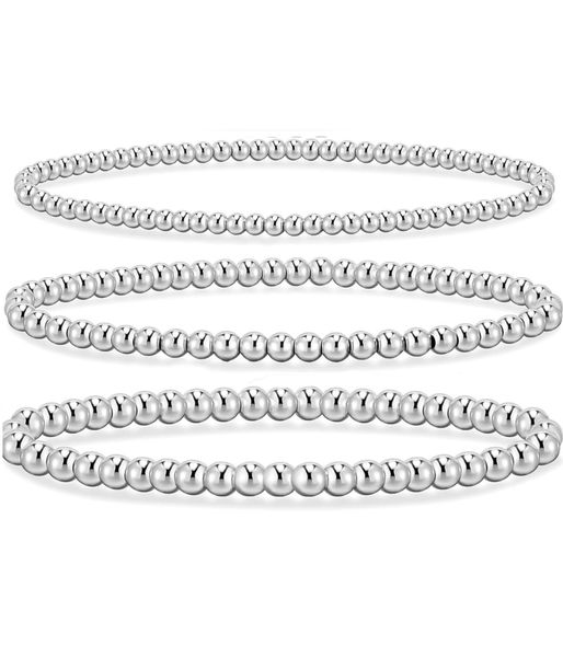 Beaded Bracelets Strand Bracelet Stack Set Adjustable Bracelet