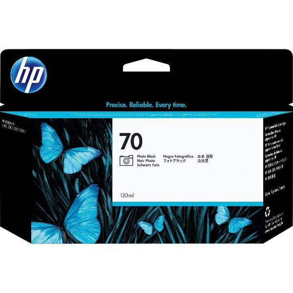 HP 70 Photo Black Ink Cartridge (130 mL) for Designjet Z Series