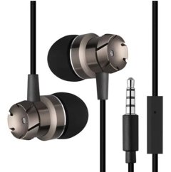 Wired Earphone with Mic Headset For Phone PC Sound Earbud Music Earphones