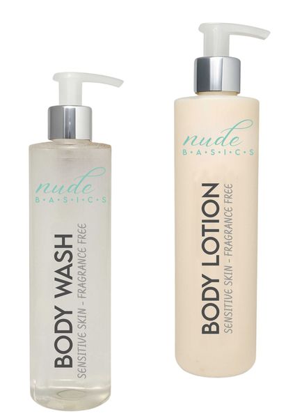Nude Basics Body Wash &amp; Lotion Combo