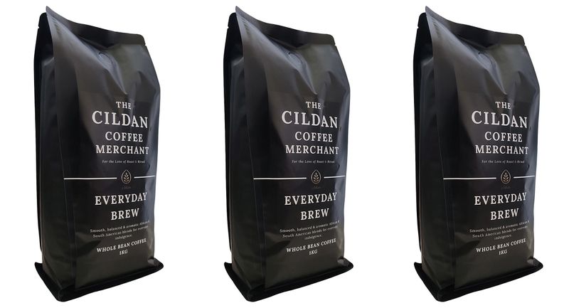 Everyday Blend 100% Arabica Coffee Beans 1 Kg x 3 - Cildan Coffee Merchant