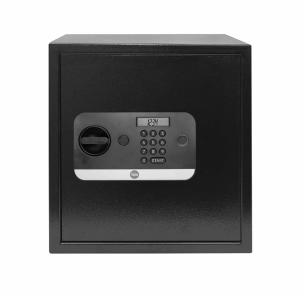 Yale Stellar Fingerprint Access Safe with Keypad and Mechanical Key - Large