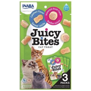 Juicy Bites Homestyle Broth &amp; Calamari Flavour (Box of 3 x 11.3g) x 4