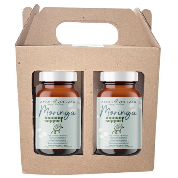 2 Pack Combo Moringa Immune Support 120 Capsules
