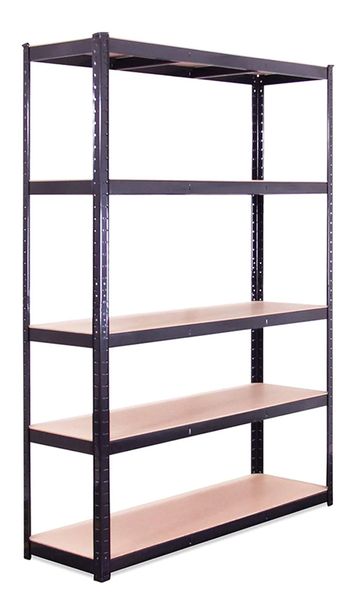 Anchor 180x90x40cm 5 Tier Storage 200Kg Shelving 5mm MDF Galvanised Painted