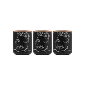 Carrol Boyes - Canister Small - Knowing - Set of 3