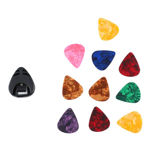 10PCS Guitar Picks &amp; Holder Set
