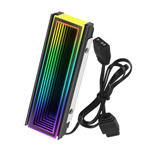 5V ARGB Sync Computer 2280 SSD M2 Radiator PC RGB M.2 Nvme Cooling A