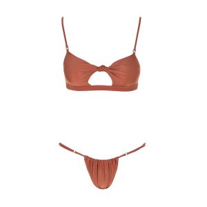 Resting Beach Face Bikini Burnt Orange