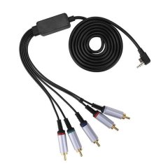 KT&amp;SA Component AV (Audio Video) Cable For Sony PSP 2000 Series Only-PSP180