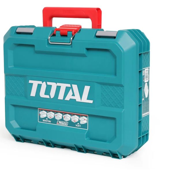 Total Tools - Stackable Plastic Tool Box - 16" (41 cm × 32 cm × 14.8 cm)