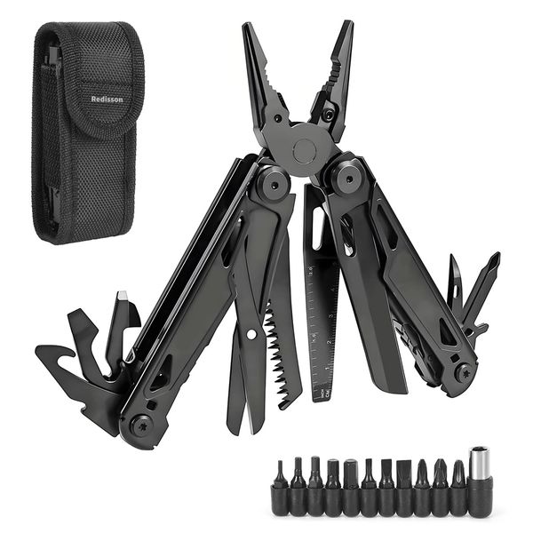 28-in-1 Professional Stainless Steel Multi-Tool for Outdoor,Camping,Hiking