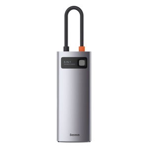 Baseus Metal Gleam Series 6-in-1 Multifunctional Type-C HUB Docking Station