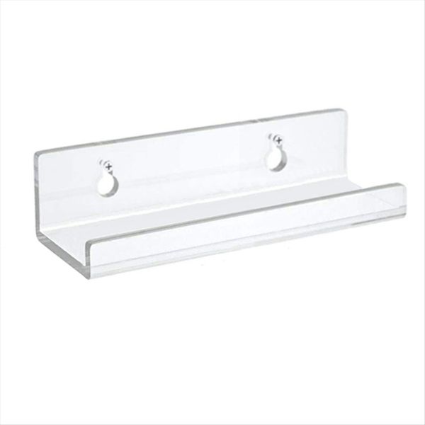 8 Pcs 4 Inch Acrylic Record Display Stand Clear Wall Mounted