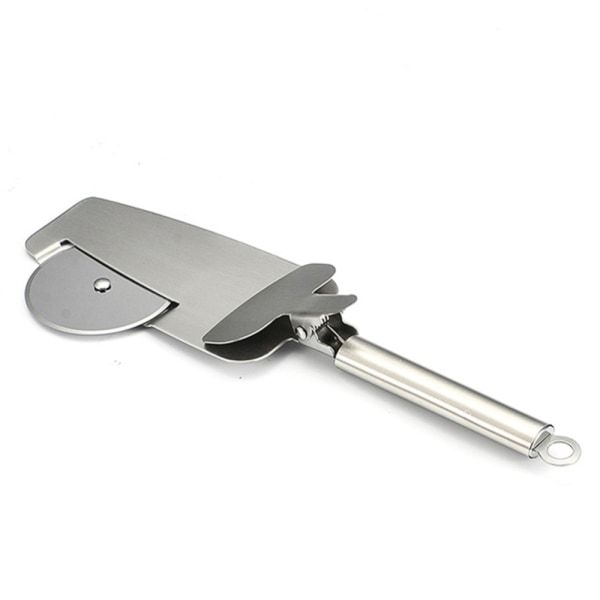 Stainless Steel Pizza Cutter Wheel Slicer with Tongs