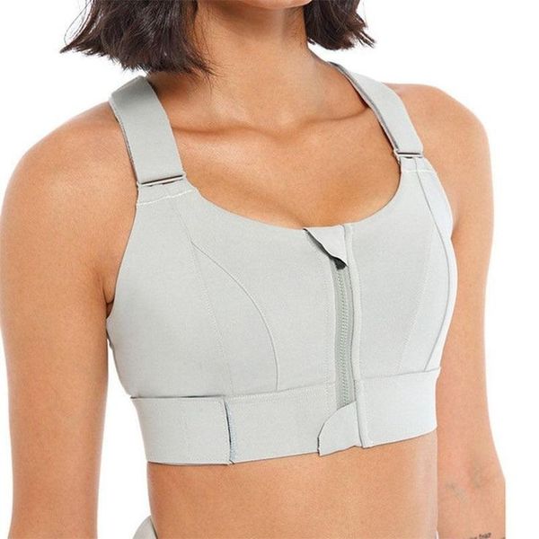Sandycare Cross-Back Sports Bra with Adjustable Wide Straps &amp; Waistband