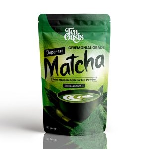 TEA OASIS 100% Ceremonial Grade Japanese Matcha Tea
