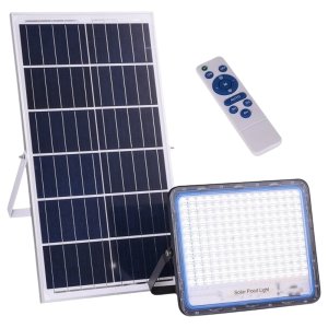 400W Solar Powered LED Flood Light With Panel &amp; Remote