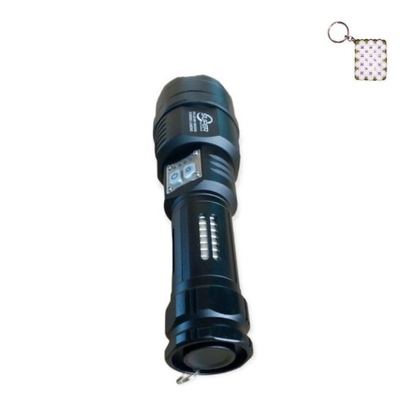 FA-L-52-P360 Multifunctional USB Rechargeable Flashlight And A Keyholder