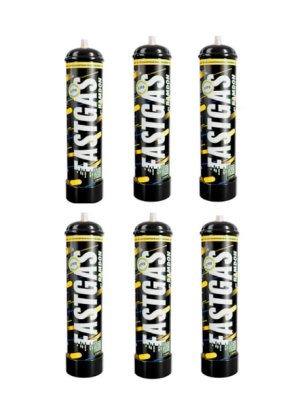 FastGas 670g Whipped Cream Charger Cylinders - Pack of 6