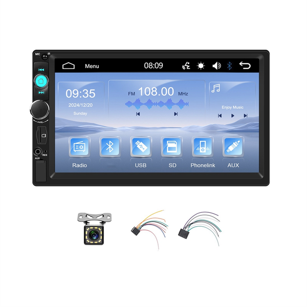 7 Inch Double Din Car Stereo Supports Wired Compatible with Universal