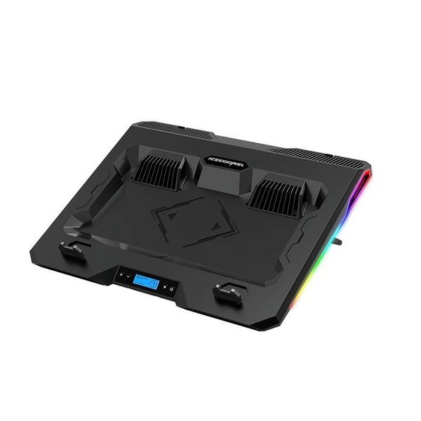 Ice Cooler Dual Turbo Fan RGB Laptop Cooling Pad XF0676