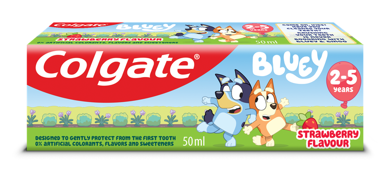 Colgate Bluey Strawberry Kids 2-5 Toothpaste 50ml