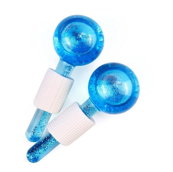 Glitter Ice Globes for Face and Body Lymphatic Massage