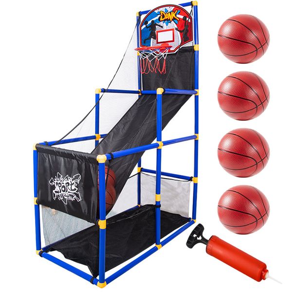 Arcade Kids Basketball Stand Play Game Set Outdoor with 4 Balls&amp;Hoop-Large