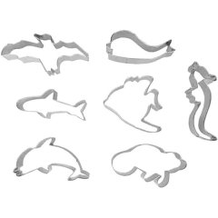 Ibili - 7 Piece Cookie Cutter Set Sea Creatures