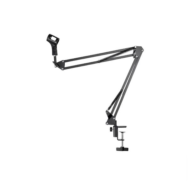 Recording Stand Mount Microphone Swivel Boom Arm with Mike Clip-XF0129