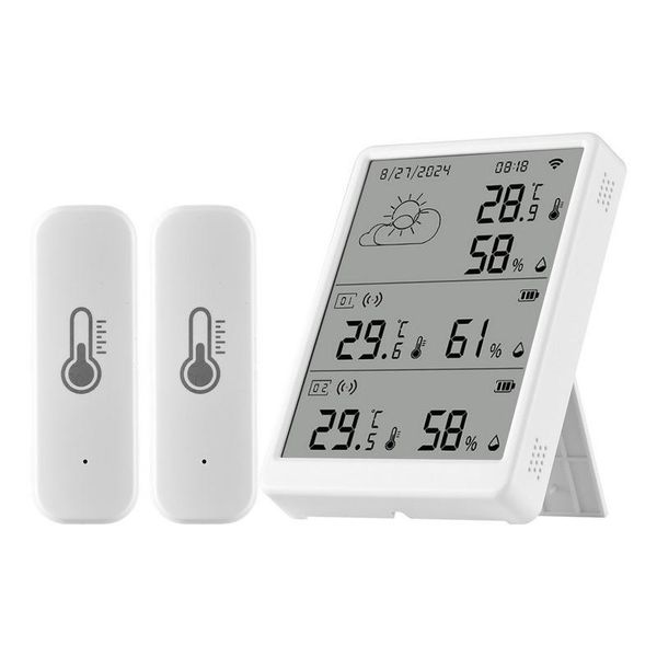 NEPZ Smart WiFi Temperature &amp; Humidity Monitor with App Control