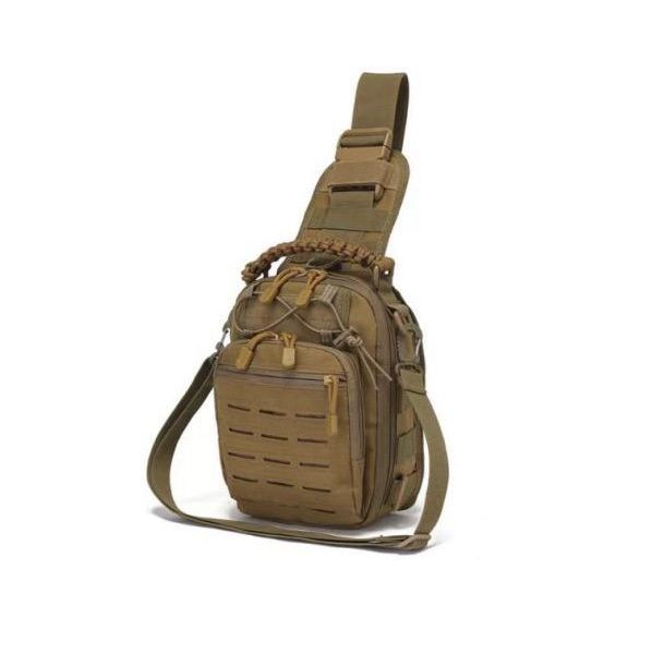 Outdoor Military Crossbody Sling Bag - Water-Resistant, Anti-Theft, Compact