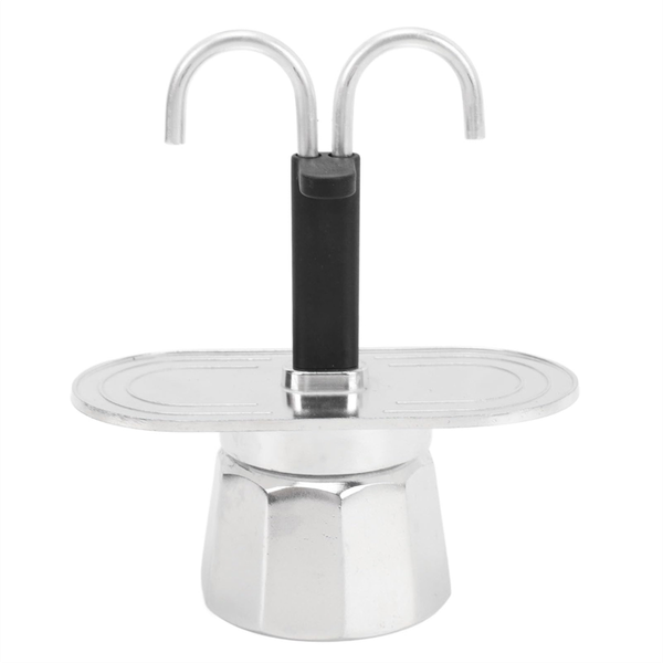 2 Cup Coffee Maker, 100ml Mini Coffee Pot Double-Head