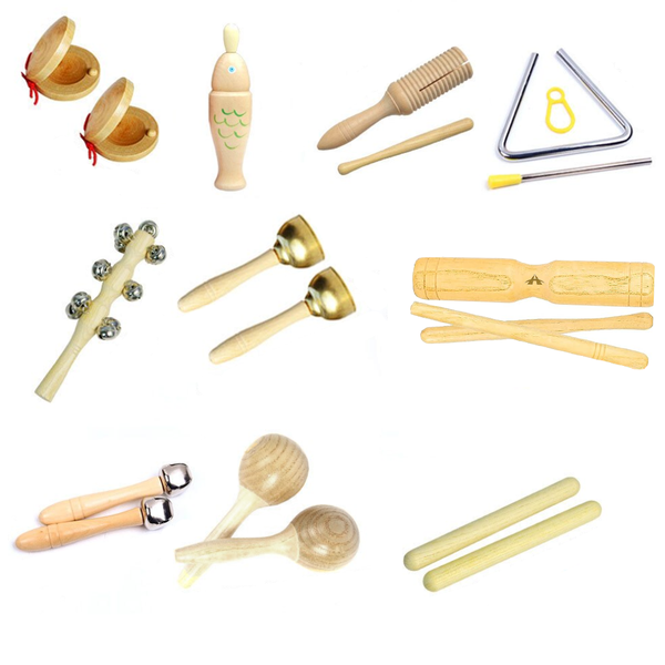 Musical Instrument Set Wooden Music Toy Set Rhythm Music Education Toy