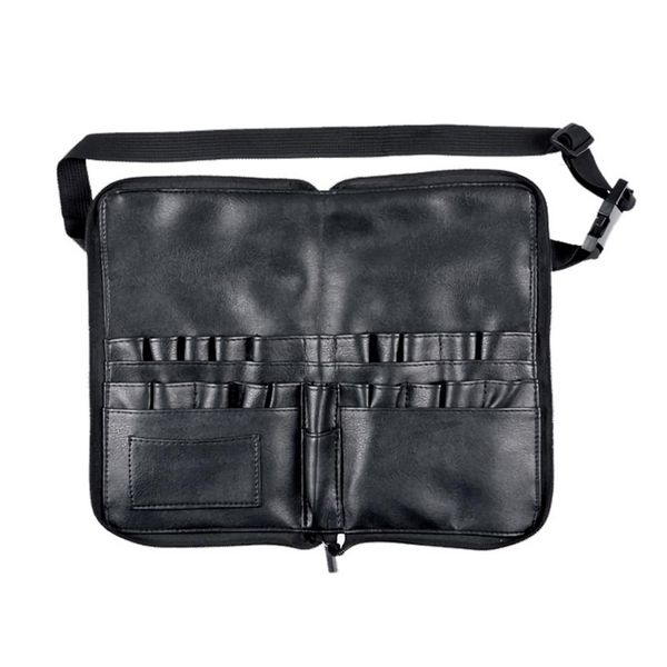 Makeup Brush Waist Bag - Black