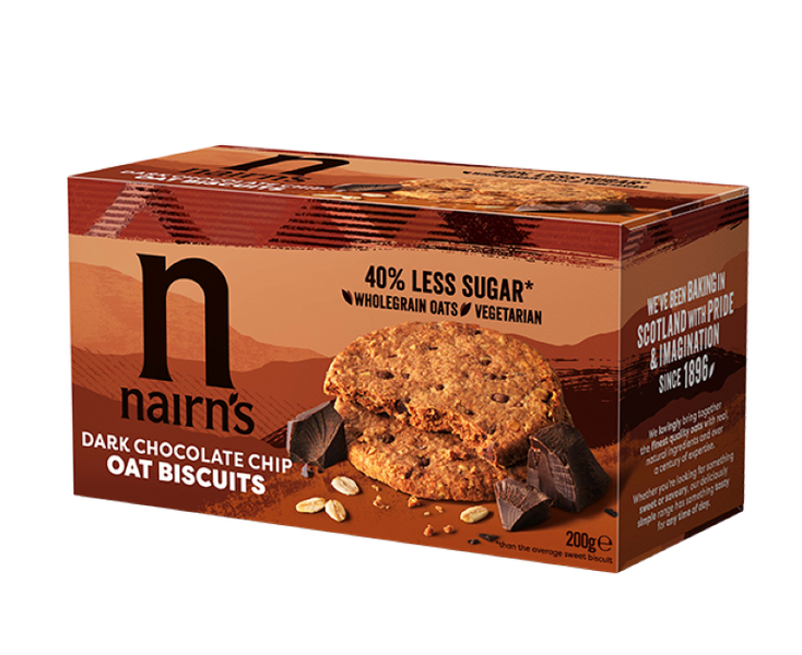 Nairns Dark Chocolate Chip Biscuits - 200g