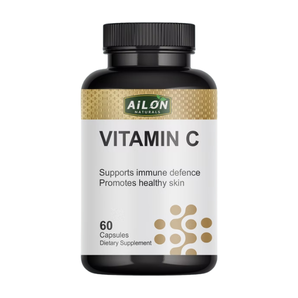 Vitamin C 1000mg 60 Capsules - High Strength Immune, Antioxidant &amp; Collagen